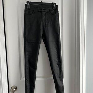 Black pleather pants